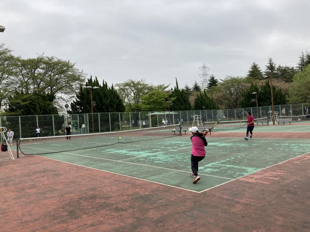 楽しいところに人は集まる 4月17日 曇り の練習 Mtc硬式テニス